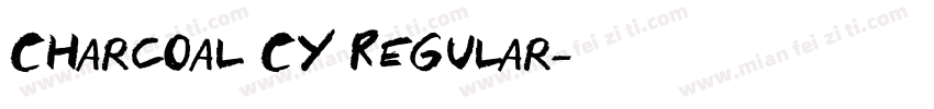 Charcoal CY Regular字体转换